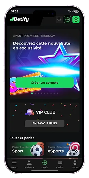 Betify Online na telefonie