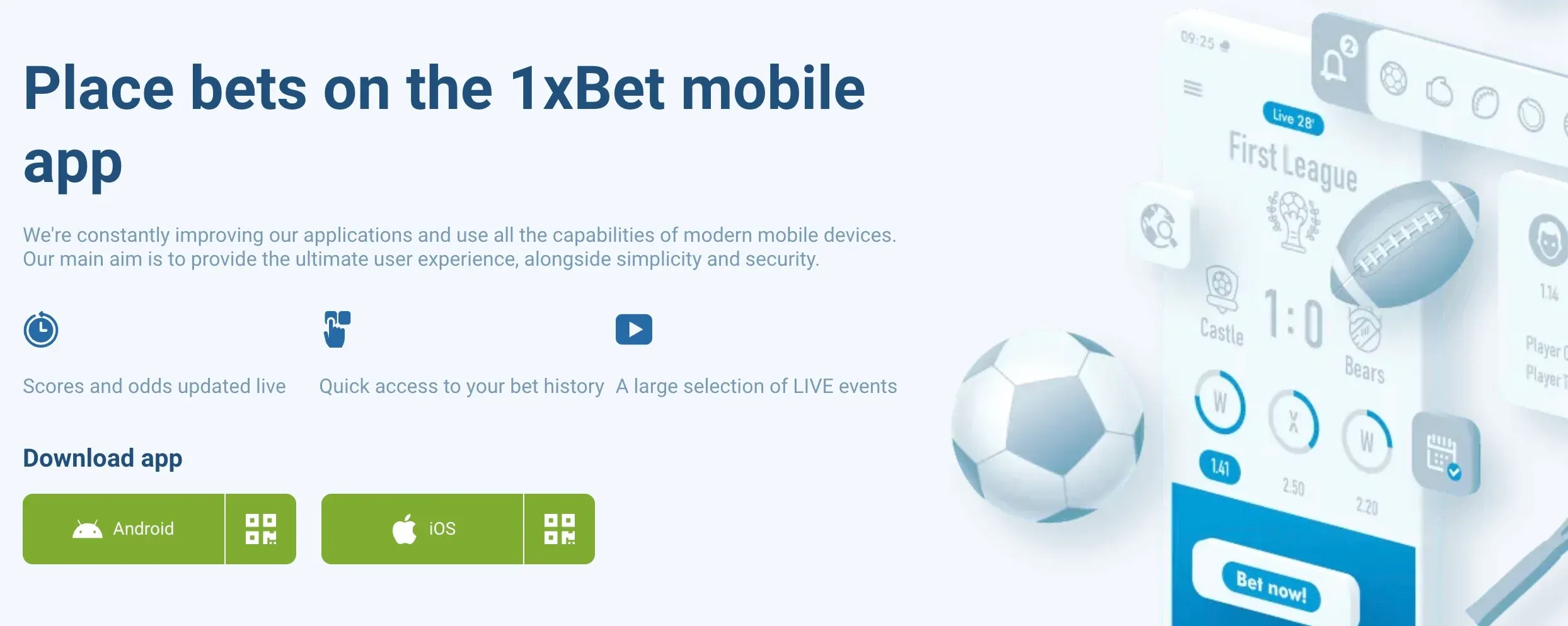 Pobierz 1xBet APK na Androida/iOS