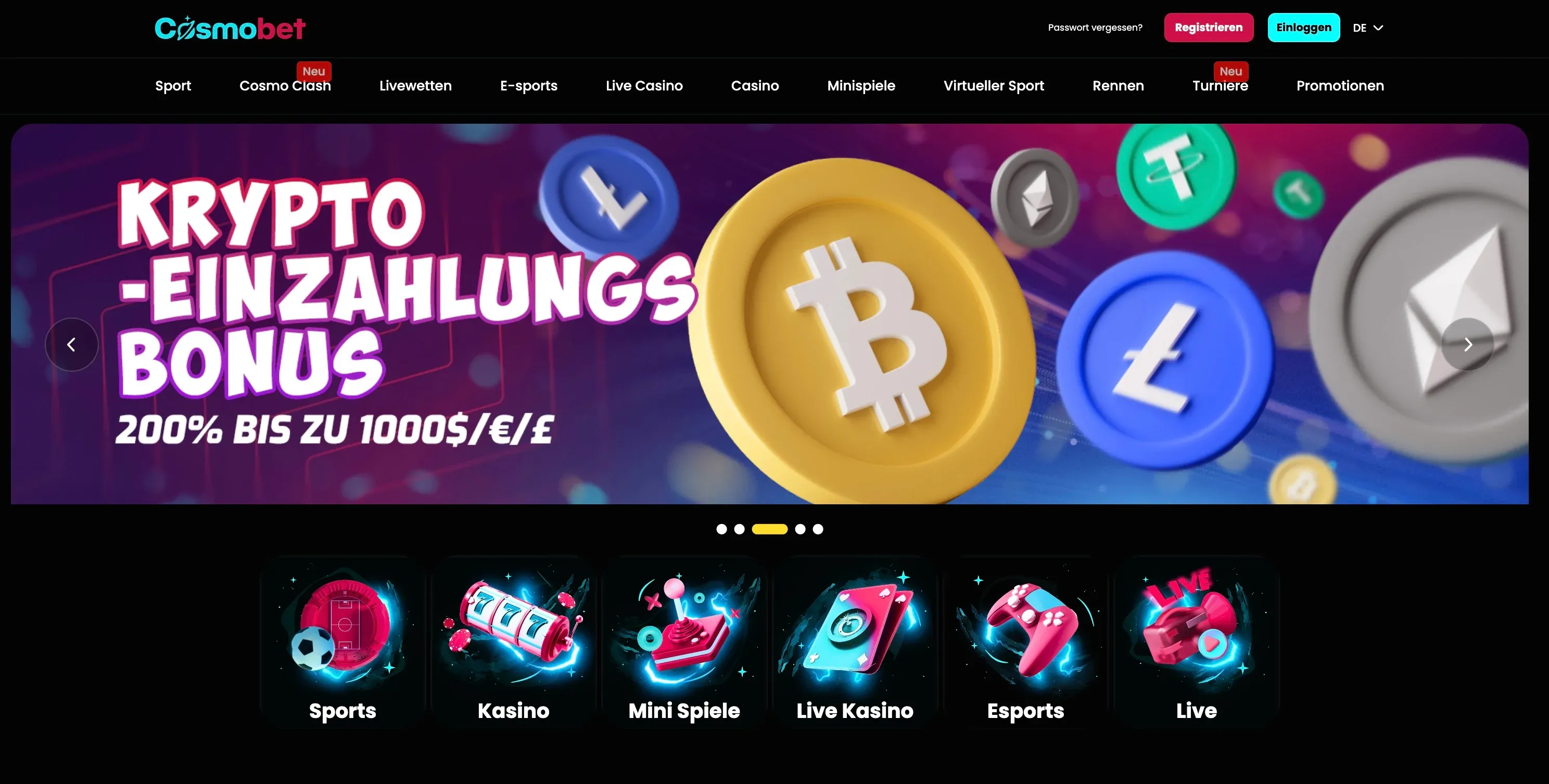 Cosmobet Krypto Casino