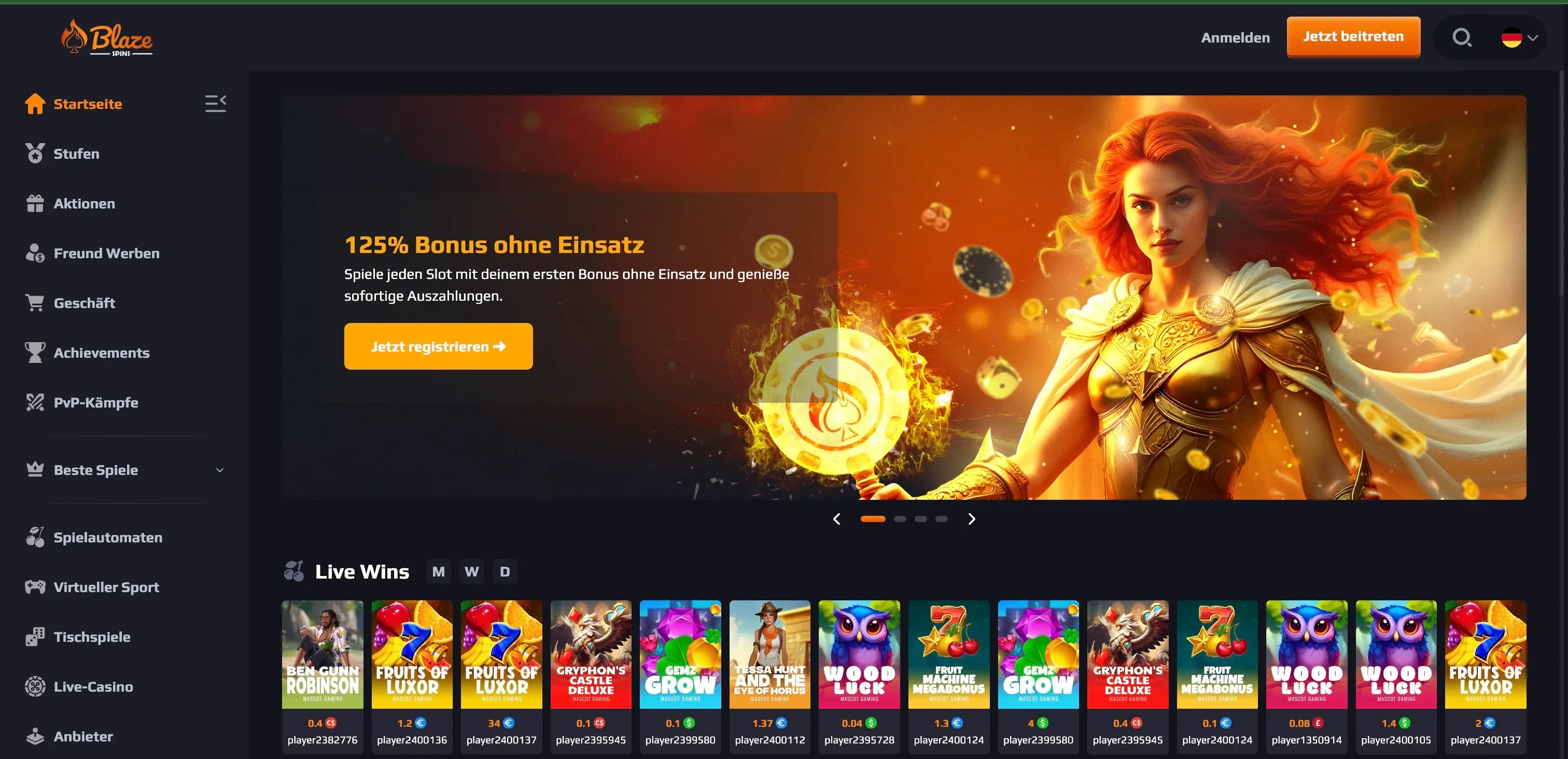 Blaze Spins Krypto Casino