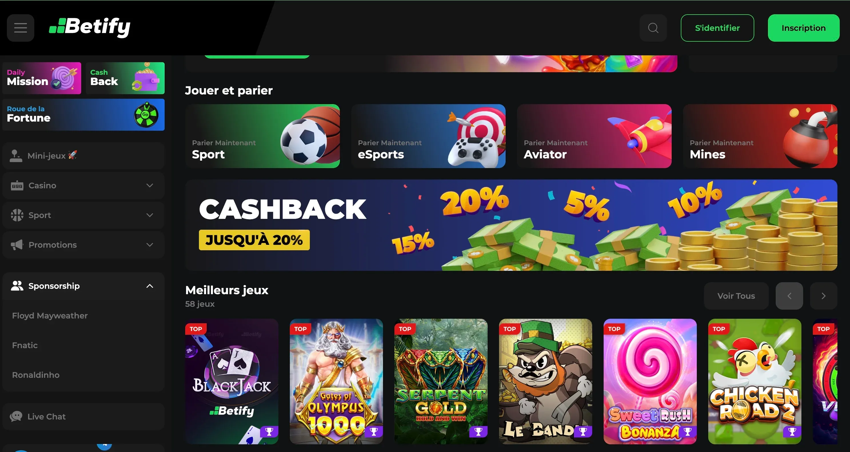 Betify Krypto Casino