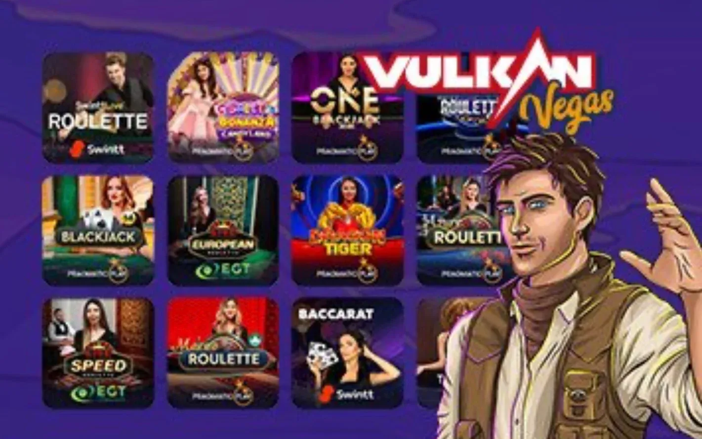 Vulkan Vegas Jeu live