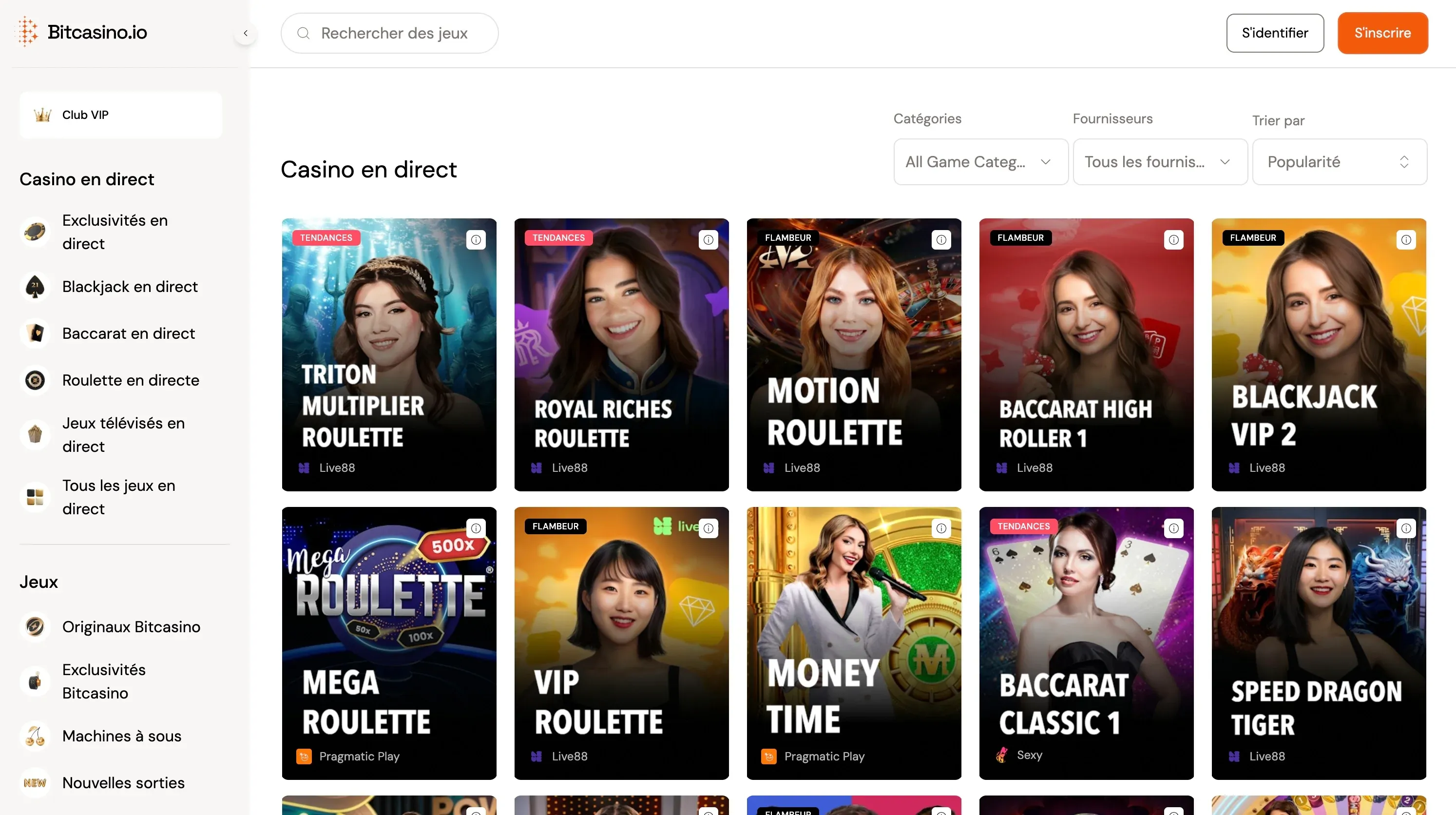 Bitcasino Casino CCTV Betting